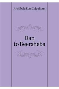 Dan to Beersheba