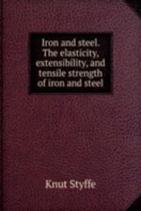 IRON AND STEEL. THE ELASTICITY EXTENSIB