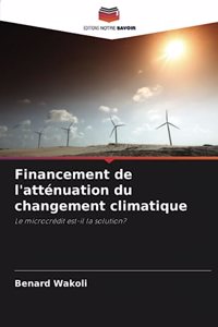 Financement de l'atténuation du changement climatique