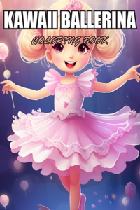 Kawaii Ballerina Coloring Book