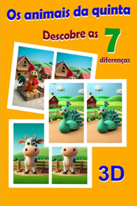 Os animais da quinta - Descobrir as 7 diferenças