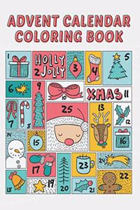 Advent Calendar Coloring Book