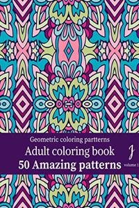 Geometric pattern coloring book