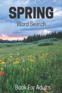 Spring Word Search Book For Adults