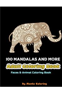 100 Mandalas And More Adut Coloring Book