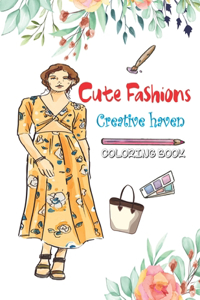 Creative Haven Cute Fashions Coloring book