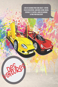 Livre de coloriage pour jeune adulte - Voiture. Plus de 200 Voiture
