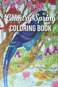 Country Spring Coloring Book