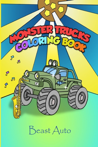 Monster Trucks Coloring Book