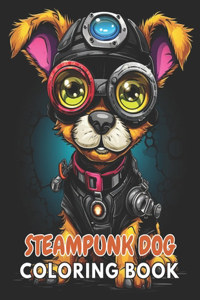 Steampunk Dog Coloring Book