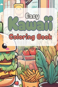 Easy Kawaii Coloring Book