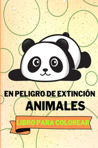 Libro Para Colorear de Animales en Peligro de Extinción