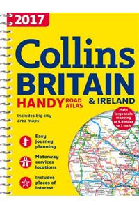 2017 Collins Handy Road Atlas Britain and Ireland