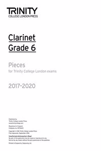 Clarinet Exam Pieces Grade 6 2017 2020 (Part Only)