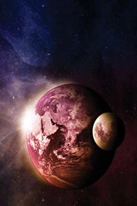 Outer Space Composition Notebook Planet & Moon, Wide Ruled