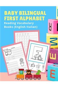 Baby Bilingual First Alphabet Reading Vocabulary Books (English Italian)