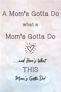 Lined Notebook for Busy Moms