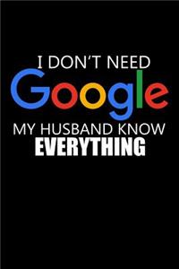 I don't need Google my husband knows everything