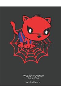 Spider Cat Weekly Planner 2019-2020