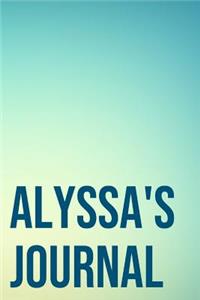 Alyssa's Journal