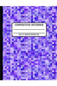 Composition Notebook Graph Paper 4x4