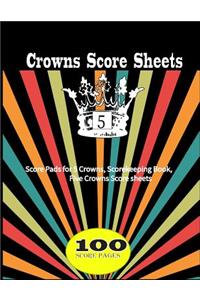 5 Crowns Score Sheet