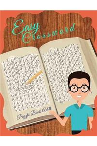 Easy Crossword Puzzle Book Adult