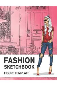 Fashion Sketchbook Figure Template