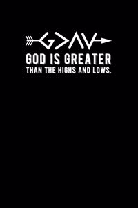 God is Greater Than The Highs and Lows