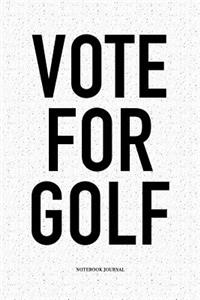 Vote for Golf