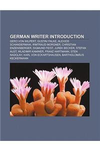 German Writer Introduction