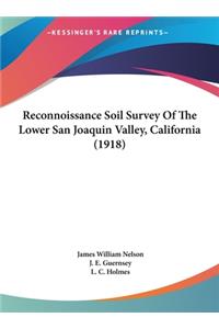 Reconnoissance Soil Survey of the Lower San Joaquin Valley, California (1918)