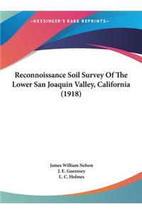 Reconnoissance Soil Survey of the Lower San Joaquin Valley, California (1918)