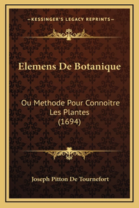 Elemens De Botanique