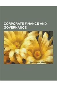 Corporate Finance and Governance