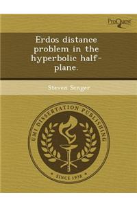 Erdos Distance Problem in the Hyperbolic Half-Plane