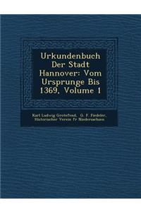Urkundenbuch Der Stadt Hannover