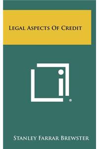 Legal Aspects of Credit