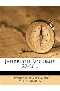 Jahrbuch, Volumes 22-26...