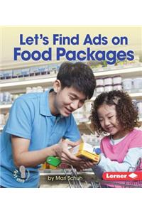 Let's Find Ads on Food Packages