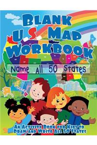 Blank US Map Workbook