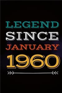 Legend Since January 1960 - Gift for a legend born in January