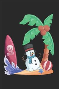 Christmas Snowman Isle Holiday Notebook