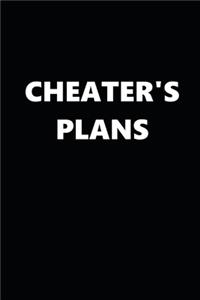 2020 Daily Planner Funny Theme Cheater's Plans Black White 388 Pages
