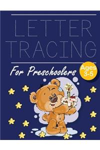 Letter Tracing for Preschoolers Birthday Bear