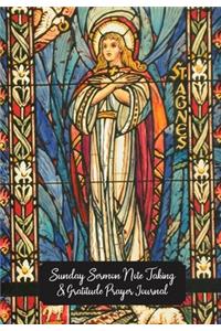 Sunday Sermon Note Taking & Gratitude Prayer Journal