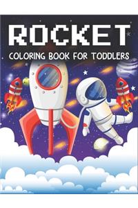 Rocket Coloring Book for Toddlers