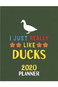 I Just Really Like Ducks 2020 Planner