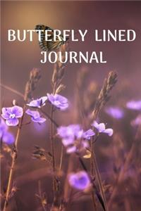 Butterfly Lined Journal