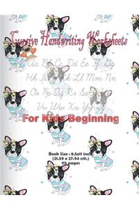 Cursive Handwriting Worksheets For Kids Beginning